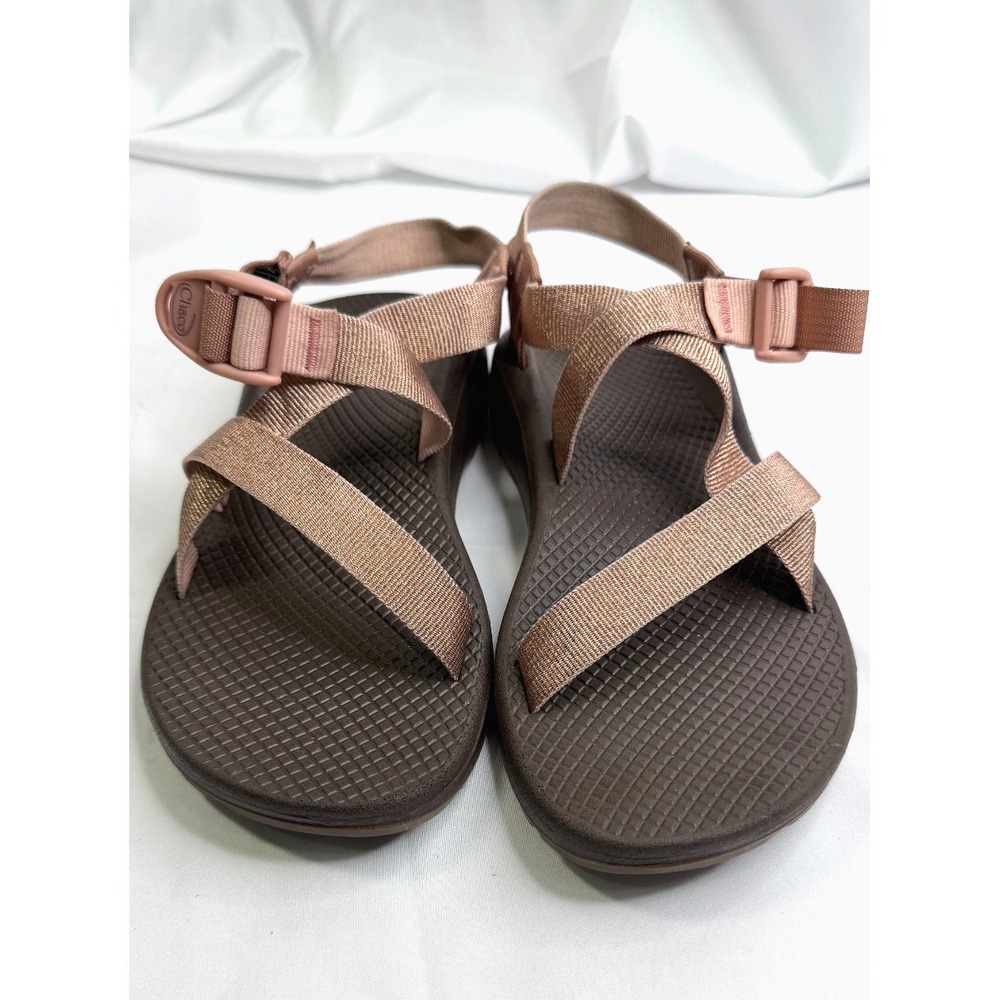 Chaco Z/Cloud Women's Sandals Size 8 Brown Pink Adjustable Outdoor Hiking - Picture 2 of 5